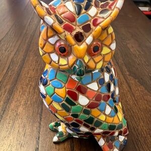 Mosaic Owl figurine 🦉
